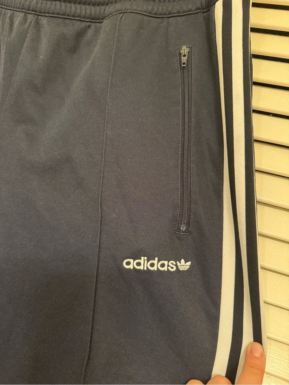 adidas originals track pants size large